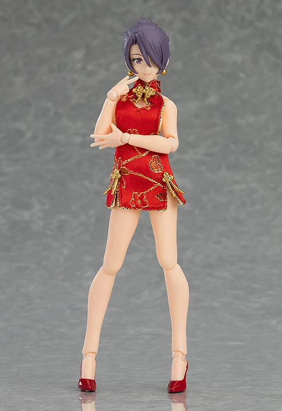 Max Factory Figma Styles Mini Skirt Chinese Dress Outfit 4 Max Factory Figma Styles Mini Skirt Chinese Dress Outfit - Image 4