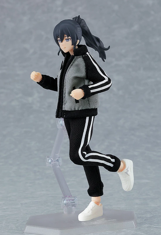 Max Factory Figma Female Body (Makoto) W/ Tracksuit + Tracksuit Skirt Outfit 2 Max Factory Figma Female Body (Makoto) W/ Tracksuit + Tracksuit Skirt Outfit - Image 2