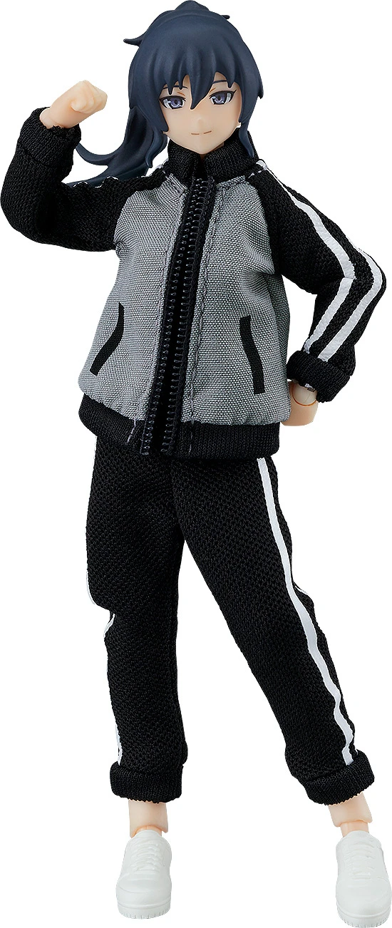 Max Factory Figma Female Body (Makoto) W/ Tracksuit + Tracksuit Skirt Outfit 12 Max Factory Figma Female Body (Makoto) W/ Tracksuit + Tracksuit Skirt Outfit - Image 12