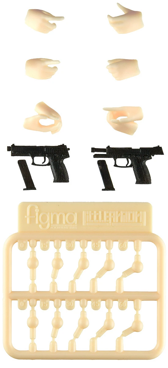 Max Factory Little Armory LAOP12: Figma Hands For Guns 2 - Handgun Set 2 Max Factory Little Armory LAOP12: Figma Hands For Guns 2 - Handgun Set - Image 2
