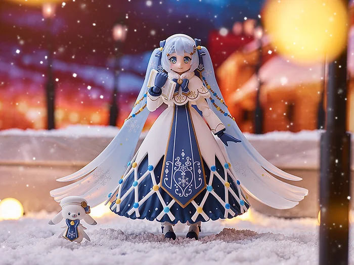 Max Factory Figma Snow Miku: Glowing Snow Ver. 2 Max Factory Figma Snow Miku: Glowing Snow Ver. - Image 2